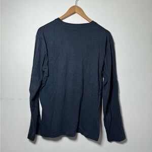 Blue Henley top, UNIQLO